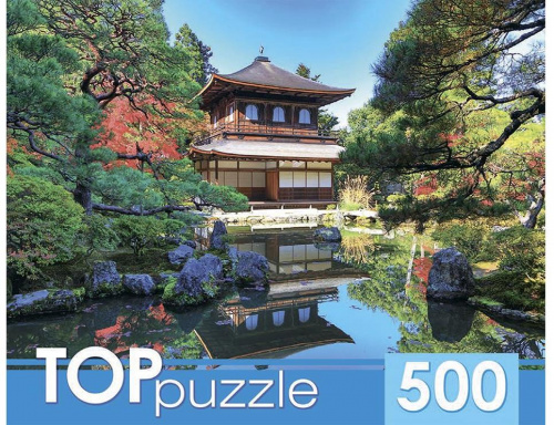 картинка мозаика toppuzzle пазлы 500 элементов. кбтп500-6808 красивая пагода пп-00099015 от магазина Tovar-RF.ru