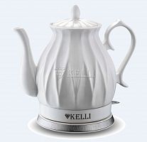 картинка электрический чайник kelli kl-1341 белый от магазина Tovar-RF.ru