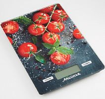 картинка весы кухонные аксинья кс-6511 "томаты " 10кг, стекло от магазина Tovar-RF.ru