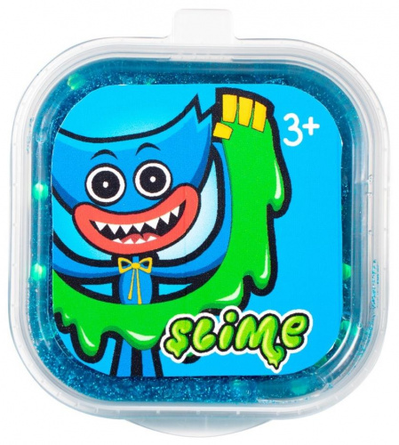 картинка слайм slime slm093 синий с блестками от магазина Tovar-RF.ru