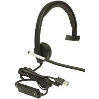 картинка logitech headset h650e 981-000514 {usb, mono, oem} от магазина Tovar-RF.ru