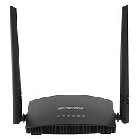 картинка digma dwr-n301 router wireless n300 10/100base-tx black (kit:1pcs) от магазина Tovar-RF.ru
