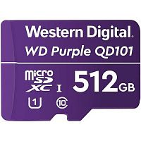 картинка micro securedigital 512gb wd purple sc qd101 ultra endurance  wdd512g1p0c 512гб class 10 uhs 1 (u1) для видеонаблюдения от магазина Tovar-RF.ru