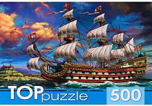 картинка мозаика toppuzzle пазлы 500 элементов. парусник в море хтп500-6831 099081 от магазина Tovar-RF.ru