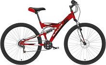 картинка велосипед black one flash fs 26 красный/черный/белый 18" hq-0005336от магазина Tovar-RF.ru