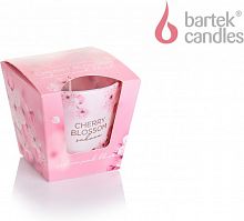 картинка Свеча BARTEK ароматизированная в стакане - Вишневый цвет 115гр (Cherry Blossom) от магазина Tovar-RF.ru