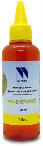 картинка чернила nv print nv-ink100yc желтый (b1348) от магазина Tovar-RF.ru