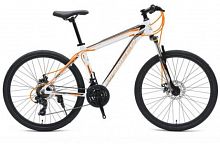 картинка велосипед pioneer forester 26"/19" white-black-orangeот магазина Tovar-RF.ru