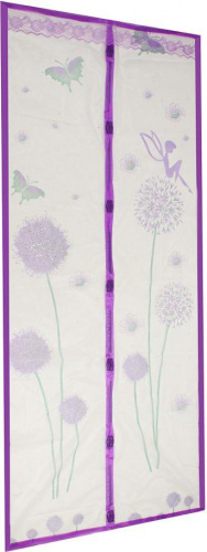 картинка Сетка москитная для дверей на магнитах INBLOOM Сетка москитная для дверей на магнитах, цветы, 0.9х2.1м, полиэстер (159-012) от магазина Tovar-RF.ru