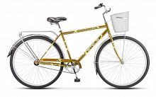 картинка велосипед stels navigator-300 c gent 28" z010*lu085341*lu091395 *20" светло-коричневый +корзинаот магазина Tovar-RF.ru