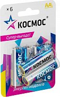 картинка Батарейка КОСМОС KOCLR6BL6 серебро/голубой от магазина Tovar-RF.ru