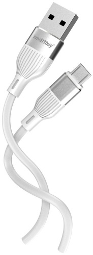 картинка кабель smartbuy (ik-12-s72w) s72 microusb белый, 2.4 а, сил., 1м от магазина Tovar-RF.ru