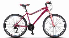 картинка велосипед stels miss-5000 v 26" v050 lu096326 lu089375 18" вишнёвый/розовый 2021от магазина Tovar-RF.ru