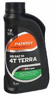 картинка масло patriot 850030400 g motion hd sae 30 4т terra 1л масло 4-х тактное минеральное от магазина Tovar-RF.ru