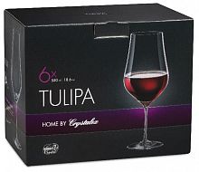 картинка Набор бокалов для вина CRYSTALEX CR550101T Набор бокалов для вина TULIPA 6шт 550мл от магазина Tovar-RF.ru