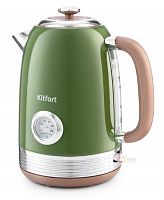 картинка чайник kitfort kt-6110 зеленый (нержавеющая сталь) от магазина Tovar-RF.ru