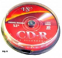 картинка оптический диск vs cd-r 80min 52x cake от магазина Tovar-RF.ru