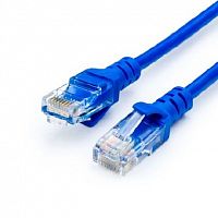 картинка кабели, переходники atcom (ат9170) патч-корд литой, utp, rj45, cat.5e - 20 м синий от магазина Tovar-RF.ru