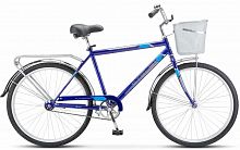 картинка велосипед stels navigator-200 с 26" z010 lu101679 lu095262 19" синий 2023 +корзинаот магазина Tovar-RF.ru