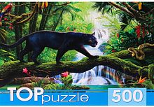 картинка мозаика toppuzzle пазлы 500 элементов. хтп500-6816 черная пантера пп-00099047 от магазина Tovar-RF.ru