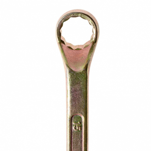 картинка Ключ накидной, 14 х 15 мм, желтый цинк Сибртех от магазина Tovar-RF.ru фото 3