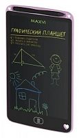 картинка графический планшет maxvi mgt-01 pink lcd планшет для заметок и рисования от магазина Tovar-RF.ru