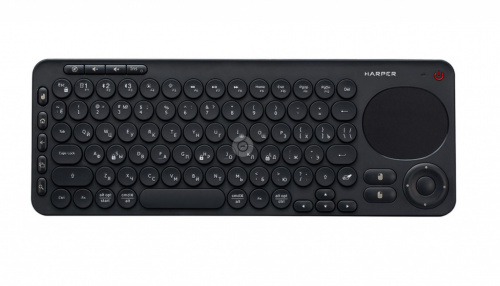 картинка беспроводная клавиатура с тачпадом harper kbt-330 для смарт тв от магазина Tovar-RF.ru
