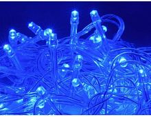 картинки светодиодная гирлянда ecola n4yb05elc led гирлянда 220v ip44 бахрома 5x0.5м 135led синий blue, 8 режимов, прозр.провод с вилкой синий от магазина Tovar-RF.ru