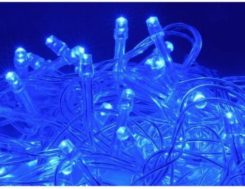 картинка Светодиодная гирлянда ECOLA N4YB05ELC LED гирлянда 220V IP44 Бахрома 5x0.5м 135Led Синий Blue, 8 режимов, прозр.провод с вилкой синий от магазина Tovar-RF.ru