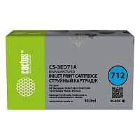картинка картридж струйный cactus cs-3ed71a 712 черный (80мл) для hp dj t230/630 от магазина Tovar-RF.ru