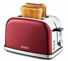 картинка тостер kitfort кт-2036-1 красный от магазина Tovar-RF.ru