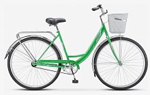картинка велосипед stels navigator-345 28" z010 lu085343 lu073367 20" зеленый 2017 + корзинаот магазина Tovar-RF.ru