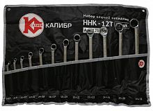 картинка Набор ключей КАЛИБР Набор ключей накидных ННК-12Т (12 штук, CRV) от магазина Tovar-RF.ru