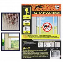 картинка Защита от насекомых INBLOOM Москитная сетка для окон, полиэстер, 1х25м, в рулоне, белая 159-102 от магазина Tovar-RF.ru