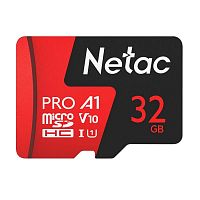 картинка micro securedigital 32gb netac microsd card p500 extreme pro, retail version w/sd adapter  nt02p500pro-032g-r  от магазина Tovar-RF.ru