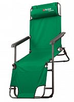 картинка мебель для пикника palisad кресло-шезлонг двухпозиционное 156х60х82 см, camping 69587от магазина Tovar-RF.ru