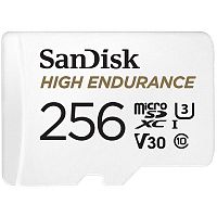картинка micro securedigital 256gb sandisk high endurance microsdhc card with adapter - for dashcams & home monitoring [sdsqqnr-256g-gn6ia] от магазина Tovar-RF.ru