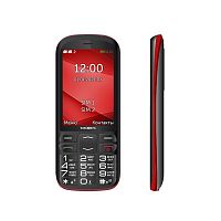 картинка телефон мобильный texet tm-b409 черный-красный от магазина Tovar-RF.ru