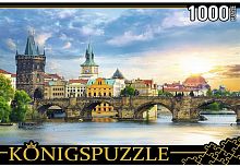 картинка мозаика konigspuzzle пазлы 1000 элементов. гиk1000-0635 прага. карлов мост пп-00143132 от магазина Tovar-RF.ru