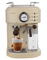 картинка кофеварка с капучинатором lex  lxcm 3504-1 (бежевая) от магазина Tovar-RF.ru