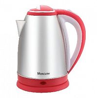 картинка чайник mercury mc-6617 нержавейка красный от магазина Tovar-RF.ru