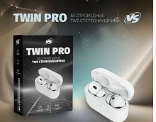 картинка наушники perfeo (vs_tws05) vs tws twin pro белые от магазина Tovar-RF.ru