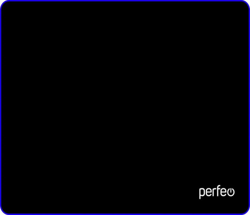 картинка коврик для компьютерной мыши perfeo (pf_d0719) "black" "синий" от магазина Tovar-RF.ru