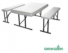 картинка набор green glade 113 стол, 2 скамьиот магазина Tovar-RF.ru
