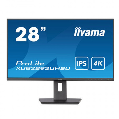картинка lcd iiyama 28" xub2893uhsu-b5 {ips 3840x2160 60hz 3ms 178/178 300cd 1000:1 10bit(8bit+frc) hdmi2.0 displayport1.2 2xusb2.0 2xudb3.0 2x2w pivot vesa} от магазина Tovar-RF.ru