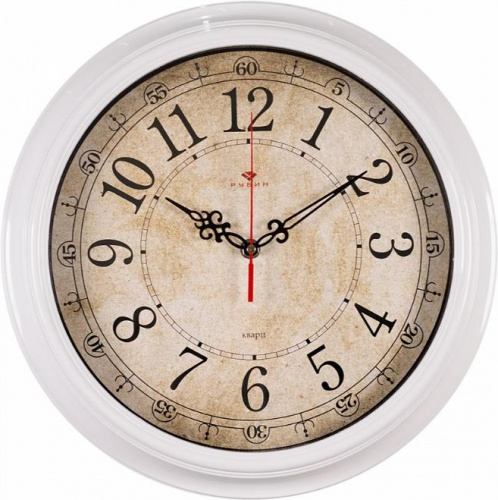 картинка Часы настенные РУБИН 3527-122W от магазина Tovar-RF.ru