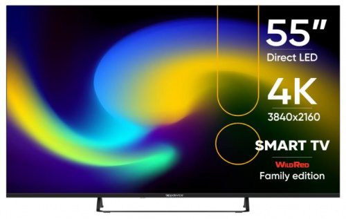 картинка телевизор topdevice tdtv55bs05ubk smart tv от магазина Tovar-RF.ru