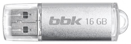 картинка usb флеш накопитель bbk 016g-rct серебро, 16гб, usb2.0, rocket серия от магазина Tovar-RF.ru