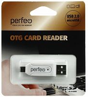 картинка карт-ридер perfeo (pf_4252) card reader (pf-vi-o004 multi) белый от магазина Tovar-RF.ru