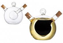картинка  MALLONY Ёмкость для масла и уксуса OLIVA, объем:350/50 мл, из боросиликатного стекла, круглая от магазина Tovar-RF.ru